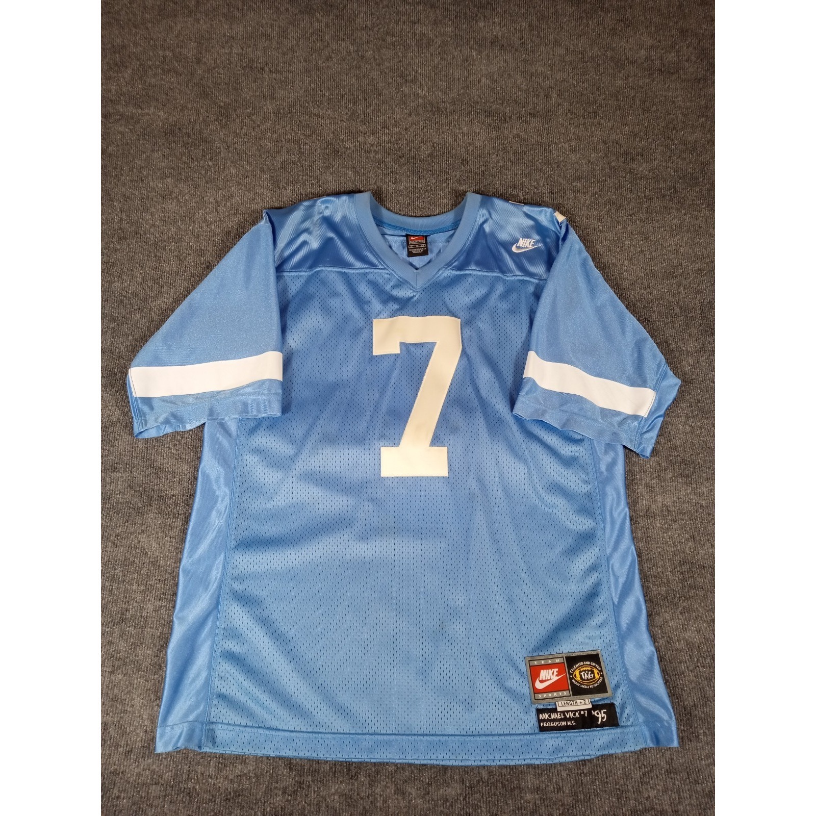 Vintage Nike Michael Vick Ferguson High School Football Jersey Embroidered Xl